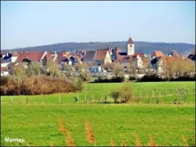 Commune Haut-Saônoise, Marnay se situe en région ...