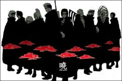 Que signifie les nuages rouges sur le manteau des membres de l'Akatsuki ?