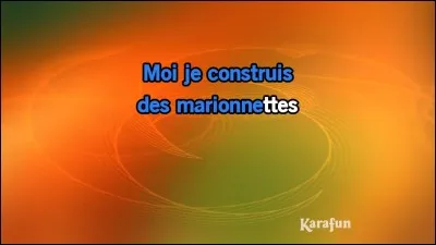 "Les marionnettes" : Artiste n°1 ou artiste n°2 ?