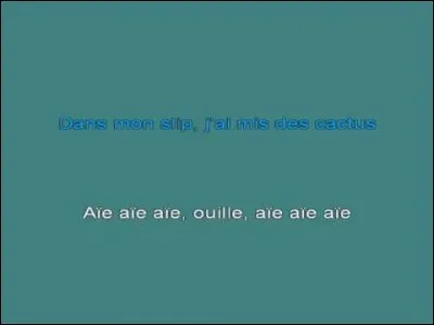 "Les cactus" : Artiste n°1 ou artiste n°2 ?