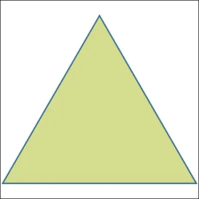 La somme des angles d'un triangle est de 180°.