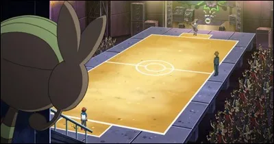 Quelle est la dernière arène que Sacha a combattue
dans la ligue de Kanto ?
