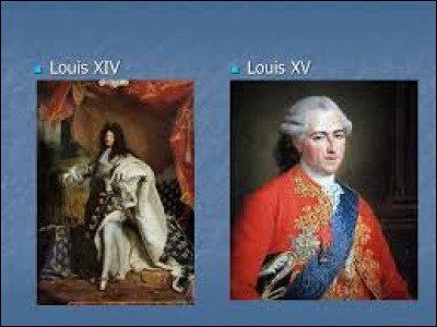 Quel était le lien de parenté entre Louis XIV et Louis XV ?