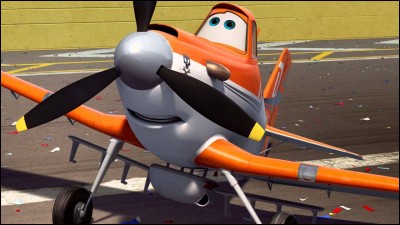 Dans quel dessin animé voit-on un avion épandeur qui tente de devenir un avion de compétition ?