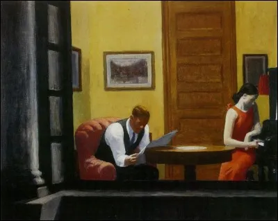 Quel peintre américain du XXe est l'auteur du tableau "Chambre à New York" ?