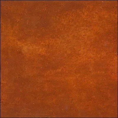 Et la couleur rouille se dit...