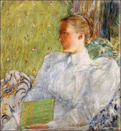 Voici le portrait d'Edith Blaney, toujours avec un chignon. De qui est l'uvre ?