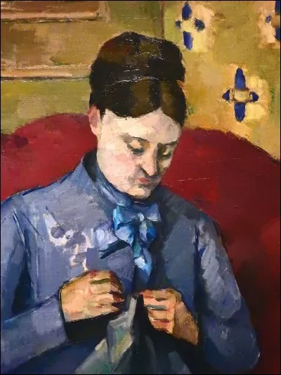 Qui a représenté cette femme cousant ?