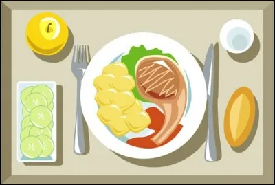 Quelqu'un fait tomber son plateau à la cantine, tu :