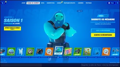 Combien de tenues y a-t-il dans le passe de combat ?