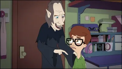 Comment s'appelle le sorcier qui hante Andrew ?