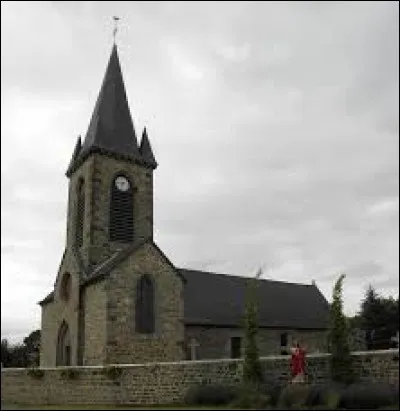 Voici l'&eacute;glise Sainte-Anne de Lourmais. Commune Bretillienne, elle se situe en r&eacute;gion ...