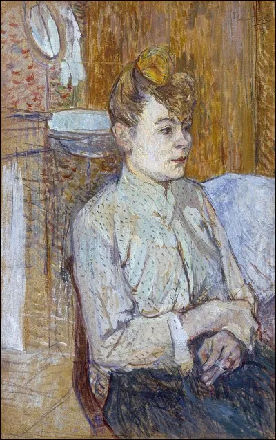 Qui a peint cette "Femme fumant une cigarette" ?