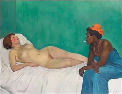 L'une de ces femmes fume, qui est le peintre de cette toile ?