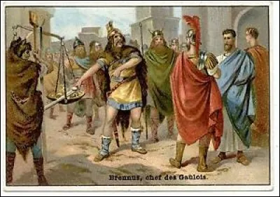 En 390 avant J-C, Rome a été pillée...