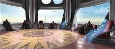 Quand on siège au conseil Jedi, on peut y...