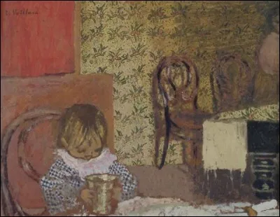 À qui appartient le tableau intitulé "Enfant à table" ?