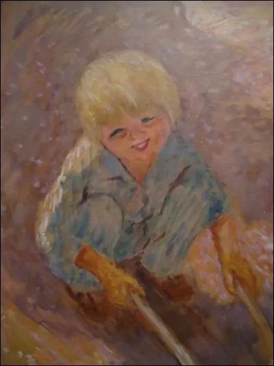 Qui est l'auteur de "L'Enfant à la brouette" ?