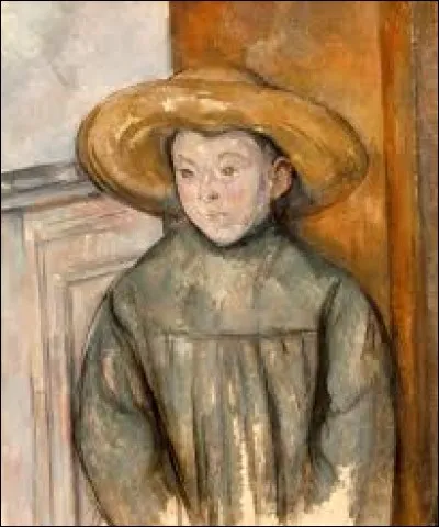 Qui a peint "L'Enfant au chapeau de paille" ?