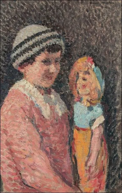 Qui a peint "L'enfant à la poupée" ?