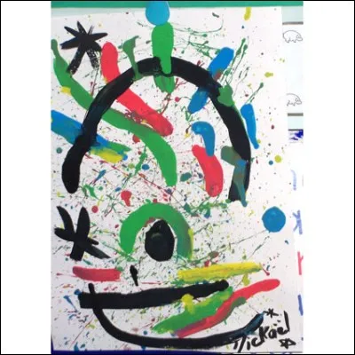 Voici un v&eacute;ritable dessin d'enfant, de quel peintre est-il inspir&eacute; ?