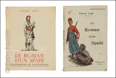 "Le Roman d'un spahi" est signé...