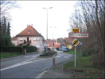 Nous sommes dans le Bas-Rhin, &agrave; l'entr&eacute;e de Pfulgriesheim. C'est une commune qui ne se situe pas ...