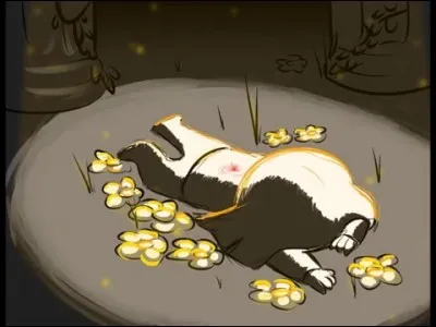 Quelqu'un tombe devant toi.