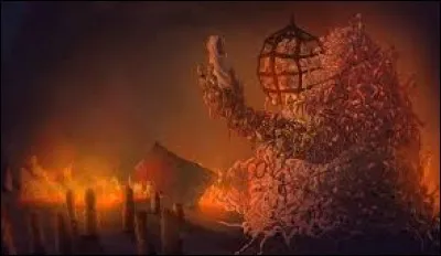 Comment s'appelle la créature de sang et cadavre qui a attaqué la capitale ?