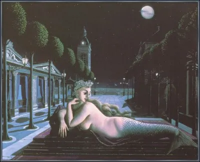 À qui doit-on la peinture de cette "Sirène à la pleine lune" ?
