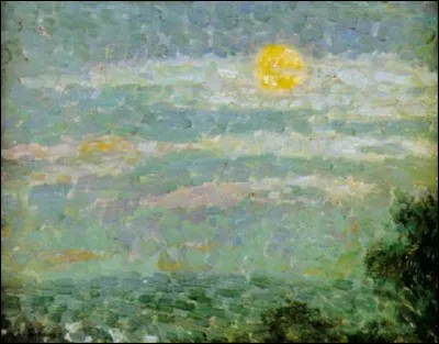 Qui a peint "Ciel de lune à Gerberoy" ?