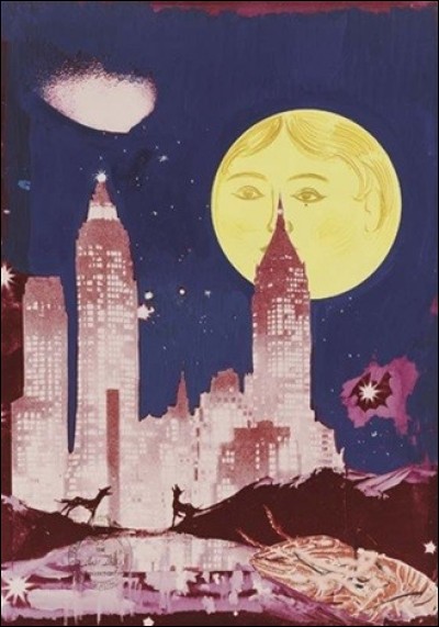 Qui a peint "La lune - Manhattan skyline" ?
