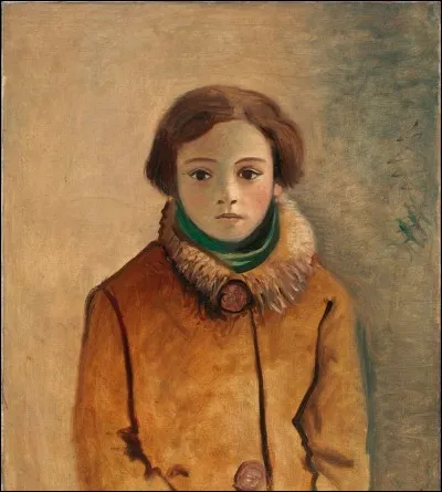 Qui a peint "Geneviève Taillade dans une veste orange" ?