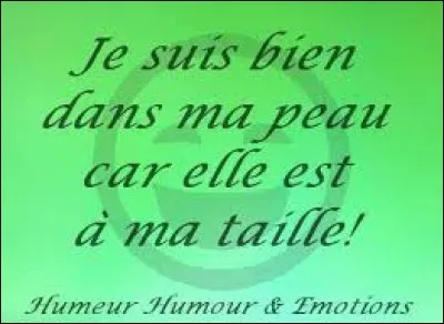 Je ne vais tout de même pas en perdre l'appétit :