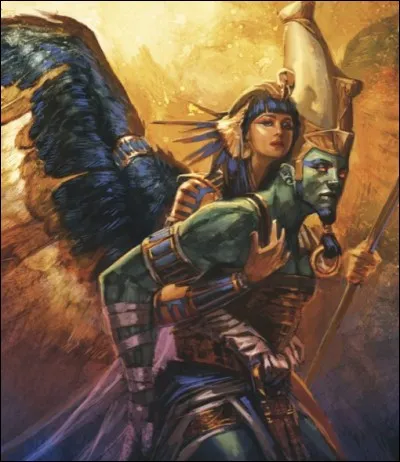 Isis, sur d'Osiris, était considérée par les Égyptiens de l'Antiquité comme l'épouse de ce dernier.