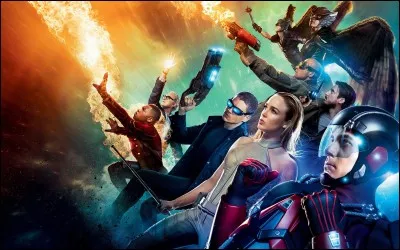 Dans la série Netflix "DC : Legends of Tomorrow", les Légendes voyagent à bord du Waverider.