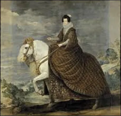 Peint entre 1628 et 1636, ''La reine Isabelle de France à cheval'' est un portrait équestre de la reine Isabelle de Bourbon, qui régna avec le roi Philippe IV d'Espagne, sur ce pays ainsi que sur le Portugal, la Sicile et Naples de 1621 à sa mort en 1644. Quel baroque a dépeint cette dirigeante sur son cheval ?