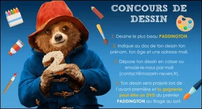 Quelle est la nationalité de l'ours Paddington ?