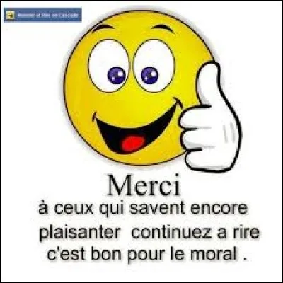 Et le meilleur remède que je puisse vous donner en cas de coup de blues :