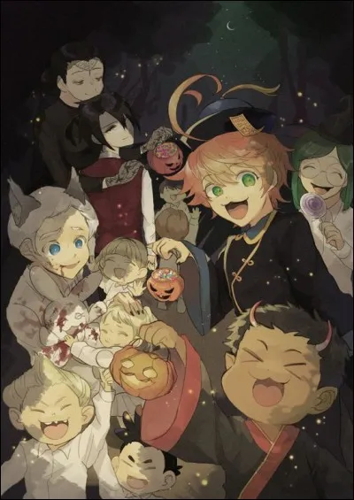Ces enfants sont issus de "The Promised Neverland". Quel est le nom de l'orphelinat dans lequel l'histoire prend place ?
