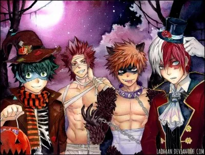 C'est au tour des personnages de ''My Hero Academia'' de nous montrer leurs déguisements ! Qui est le loup-garou ?