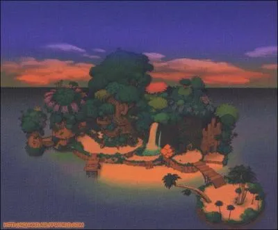 Comment s'appelle l'ile au dbut du jeu ?