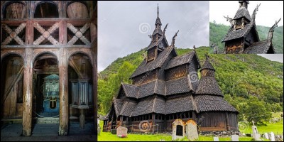 Allons en Norvège admirer cette magnifique « stavkirke » de Borgung. Elle est faite en bois contrairement au reste de l'Europe où les églises et cathédrales sont construites en pierre. Elles sont réalisées, surtout, à partir de bois de pin sylvestre.
Comment nomme-t-on cette forme d'églises, de cathédrales ?
