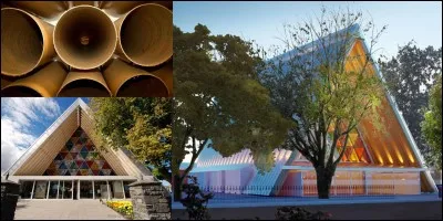 Le 22 février 2011, un séisme frappe la ville de Christchurch en Nouvelle-Zélande. La cathédrale anglicane de cette ville est très endommagée, son clocher et une partie de la nef se sont effondrés. En 2013, malgré quelques oppositions, une cathédrale provisoire ouvre.
Avec quels matériaux a-t-elle été réalisée ?