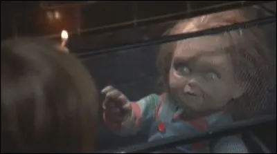 Que dit Chucky dans la cheminée avant qu'Andy le brûle ?