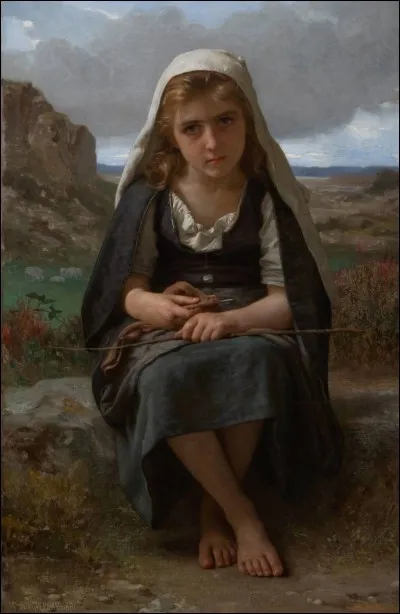 Quel peintre est l'auteur du tableau "La bergère" ?