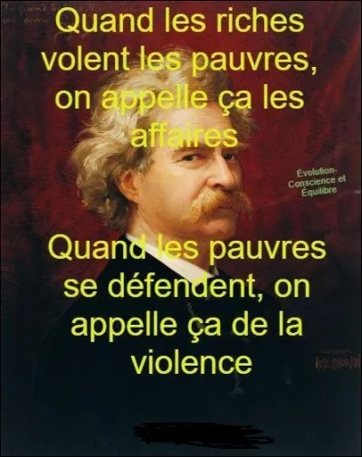 Quel est l'auteur de la citation figurant sur la photo ?