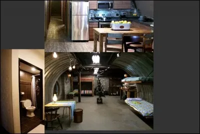 En cas de catastrophes naturelles, se cache sous terre, un...