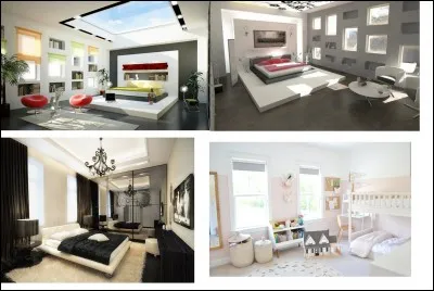 La demeure dispose de quatre chambres, dont une...