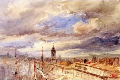 À qui doit-on "Marseille, étude de ciel sur les toits" ?